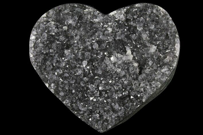 Quartz Crystal Heart - Uruguay #123684